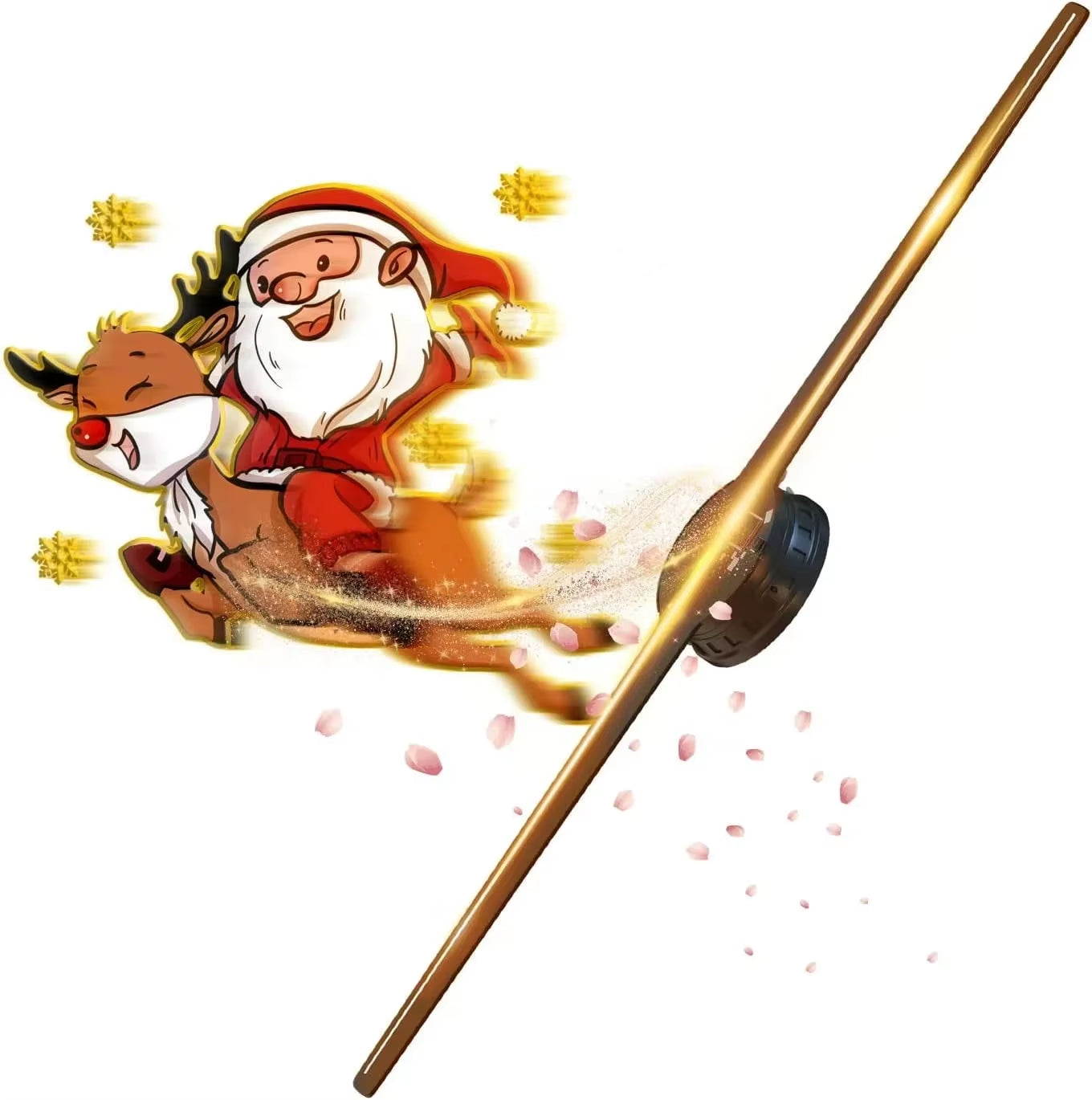 3D Hologram Fan 3D Holographic Projector Advertising Display Light HD Holographic Projector Stores Bars Party Xmas Halloween