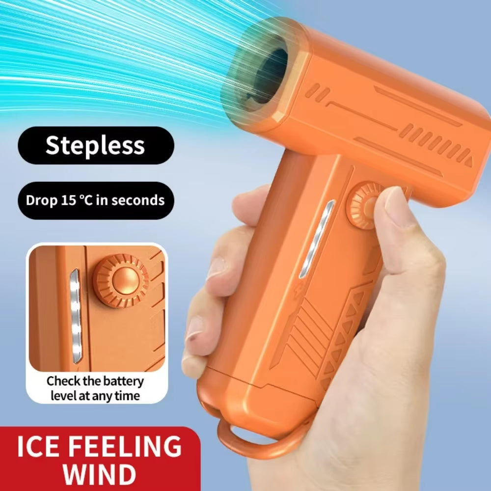 180000PRM Portable Electric Air Blower Turbo Jet Fan Brushless Motor Highspeed Mini Turbo Jet Fan Adjustable Wind Violent Blower