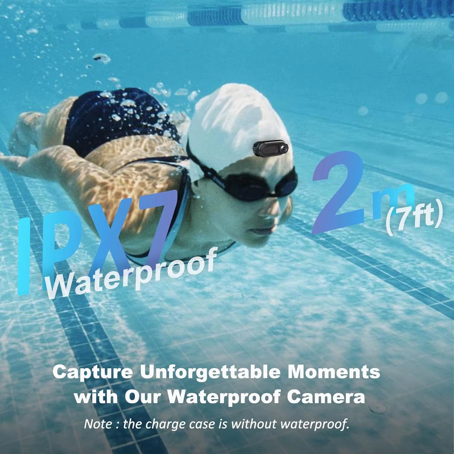 128GB 1080P Waterproof Portable Magnetic Thumb Camera Outdoor Cycling Dog Cat Running Video POV Camera